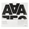 12 Packs: 72 ct. (864 total) 4" Black Block Alphabet Stickers by Recollections™